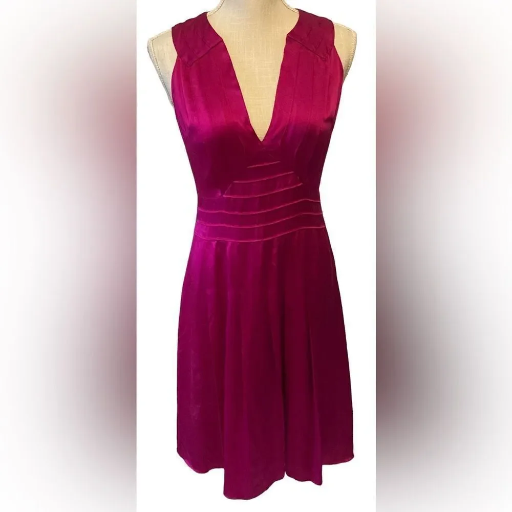 Saha Pink silk Midi Dress Medium